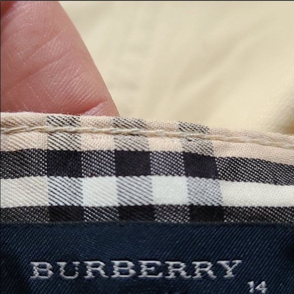 Burberry london vintage pants authentic cream - Picture 15 of 16